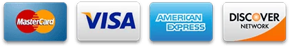 Accepted payment cards